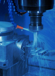 Insert milling cooled