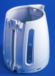Peça injectada amb motlle bi-material (Bullidor d’aigua – Projecte TEFAL)