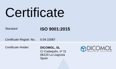 ISO 9001 quality certification