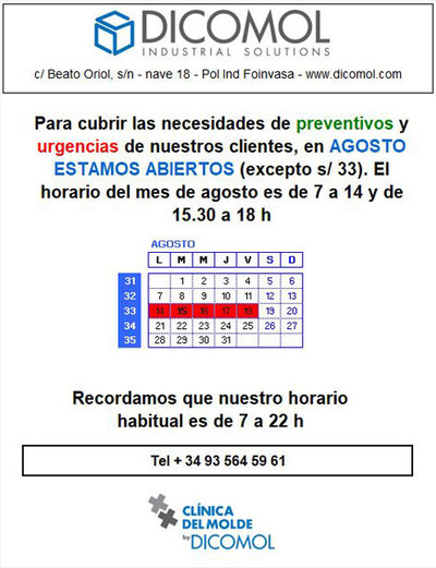 Durant l’agost, els atendrem